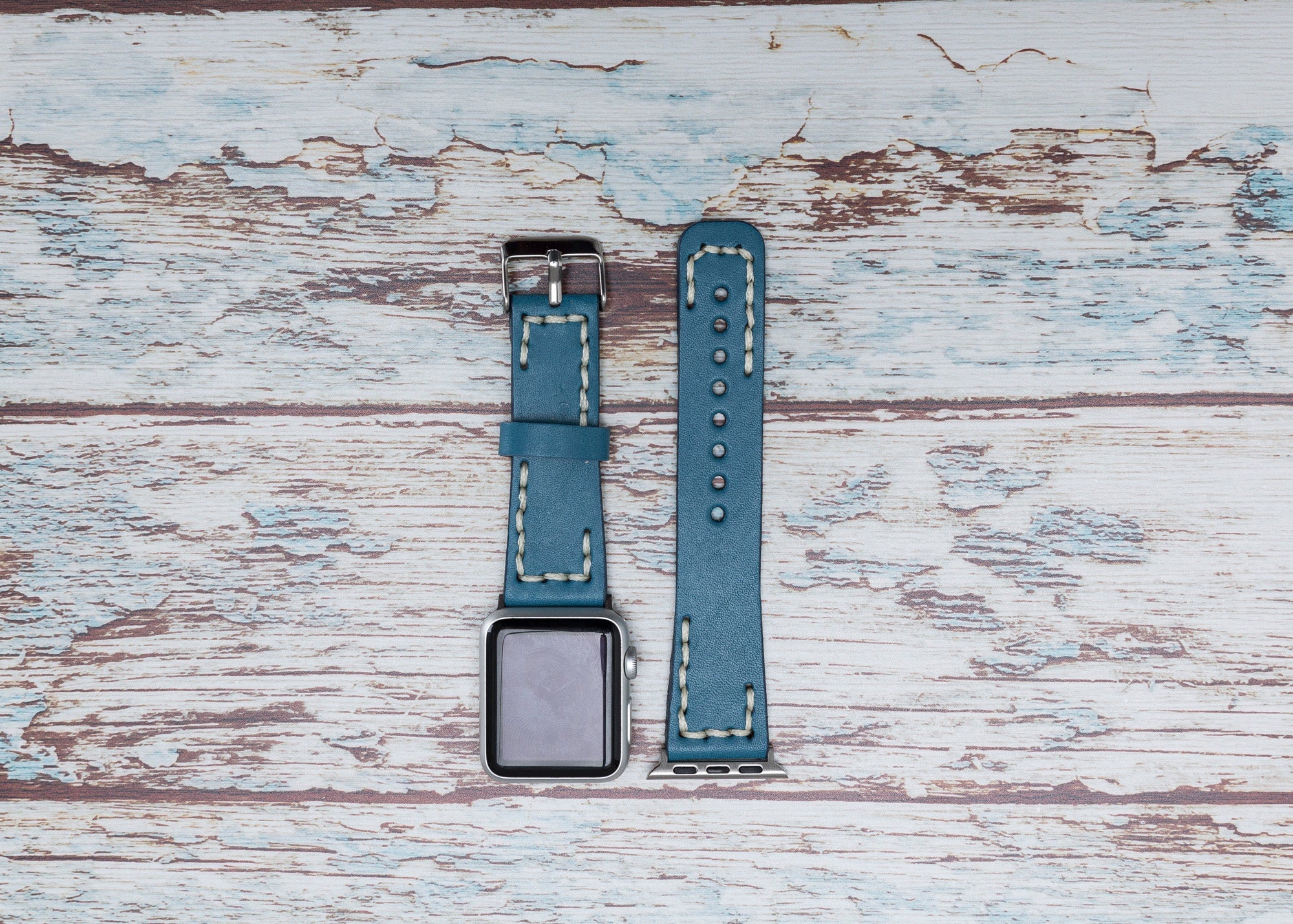 Handmade Genuine Leather Apple Watch Band Series 11/10/9/8/7/6/5/4/ SE / Ultra 1/2/3