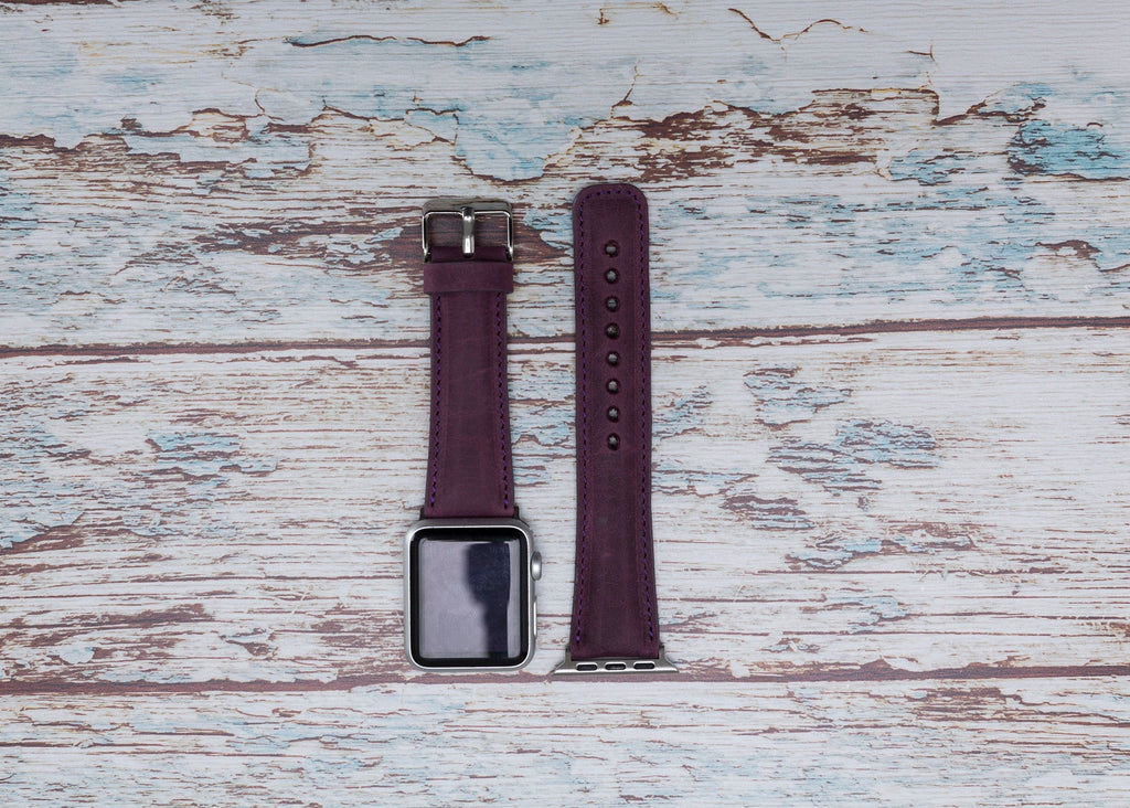 Genuine Leather Apple Watch Band Series 11/10/9/8/7/6/5/4/ SE / Ultra 1/2/3