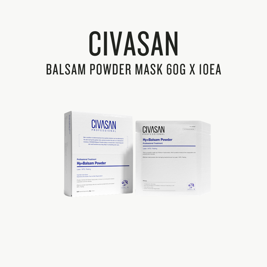 CIVASAN Hy+ Balsam Powder Mask 60g x 10 Pack