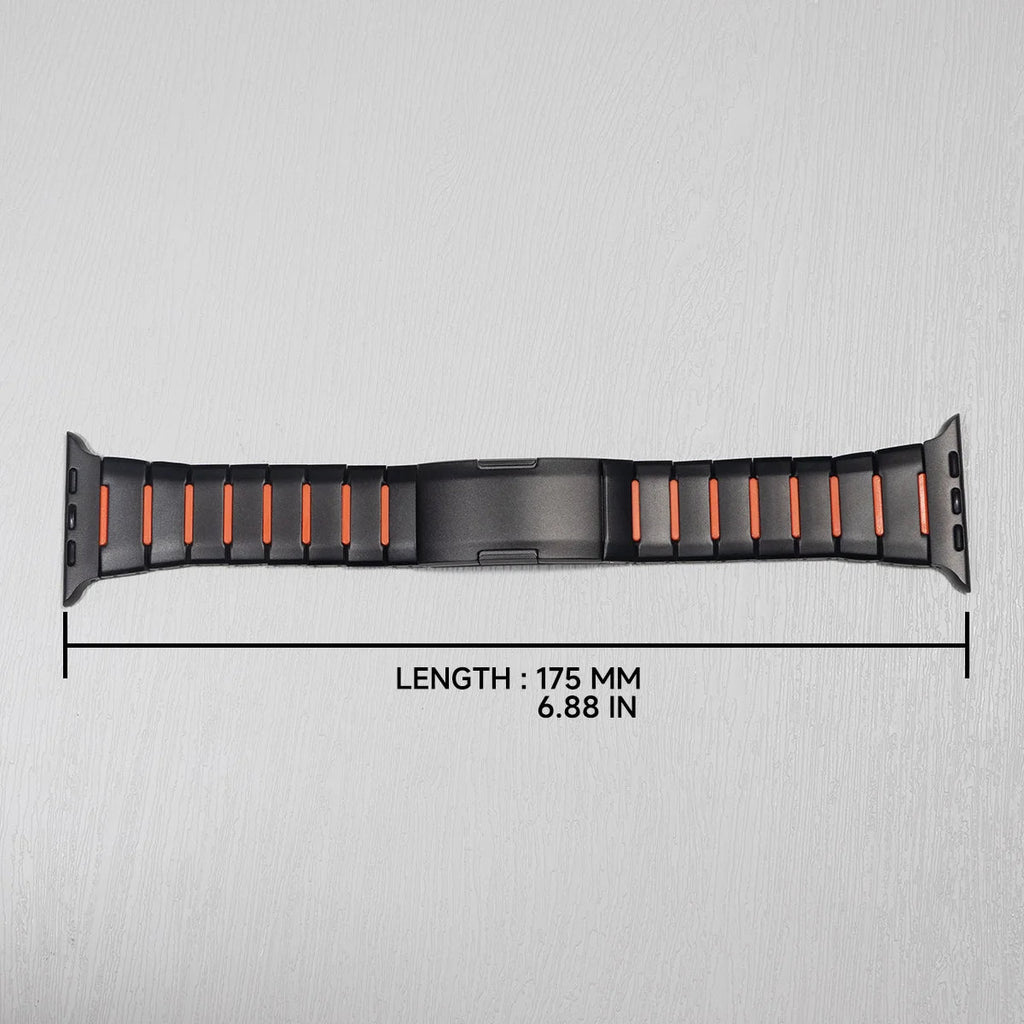 Steel & Silicone Apple Watch Band Series 11/10/9/8/7/6/5/4/ SE / Ultra 1/2/3