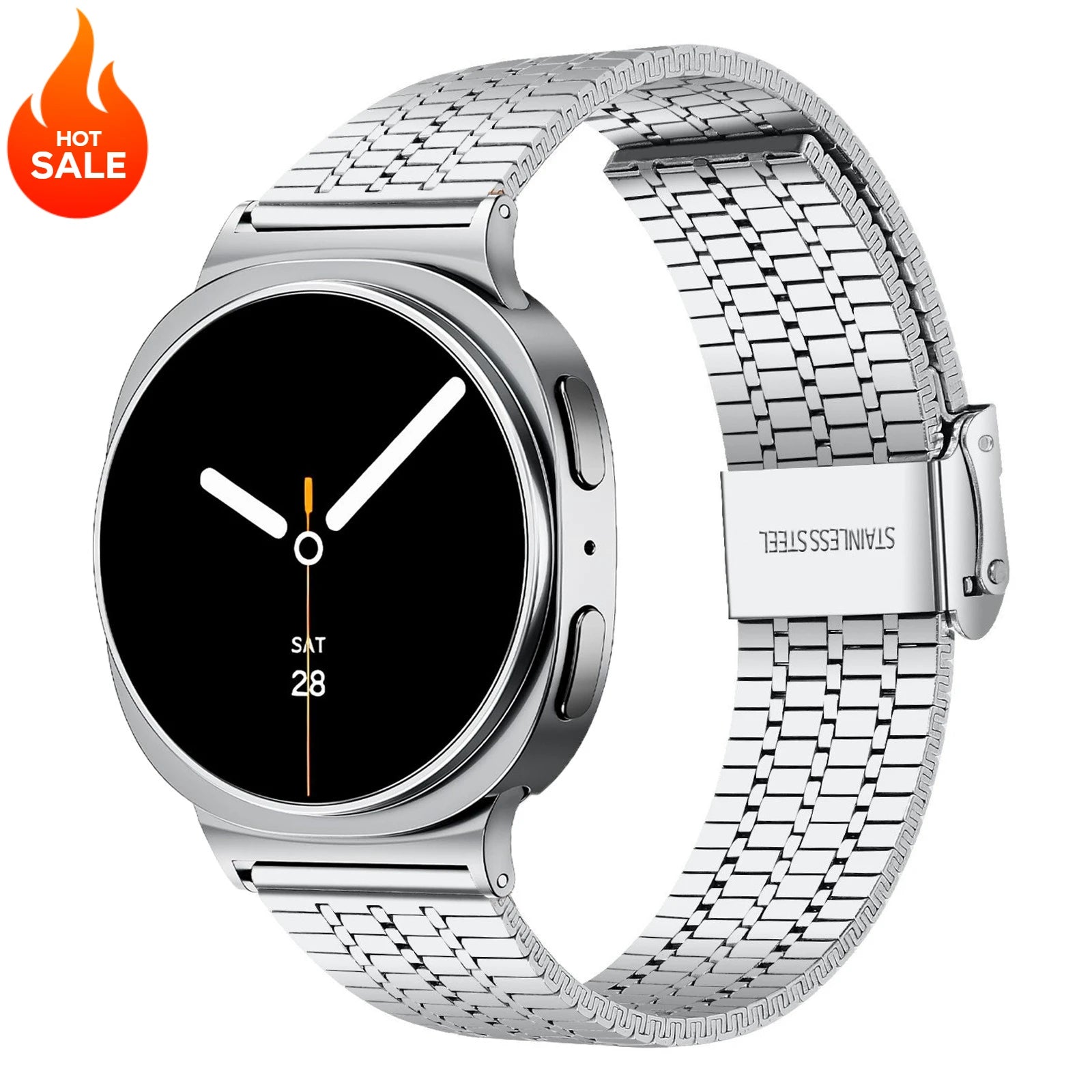 Steel Band For Samsung Galaxy Watch 8 Classic 46MM, Galaxy Watch 8, 40MM, 44MM, Ultra 47MM