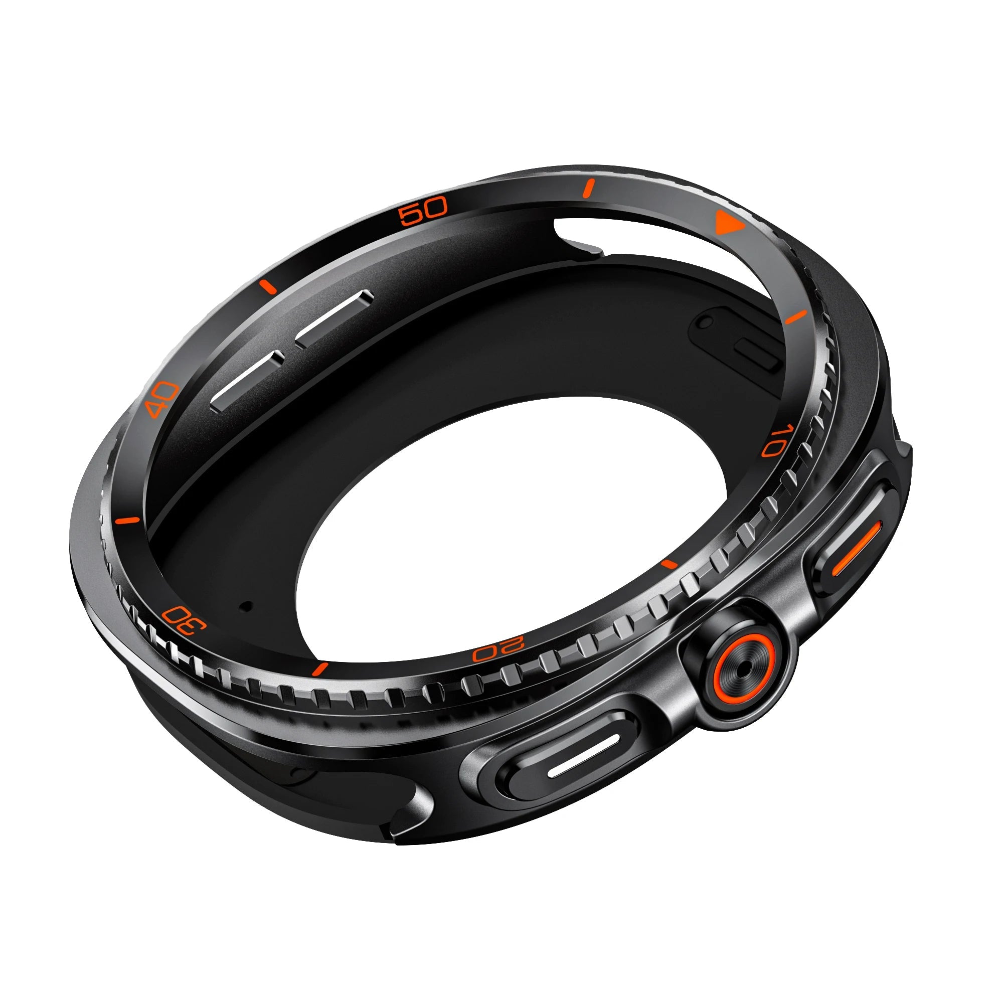 Premium Metal Case for Samsung Galaxy Watch 8 44mm 40mm, Heavy Duty Protective Cover