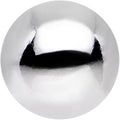 Solid 14k White Gold Replacement Ball 4.5mm - 14G