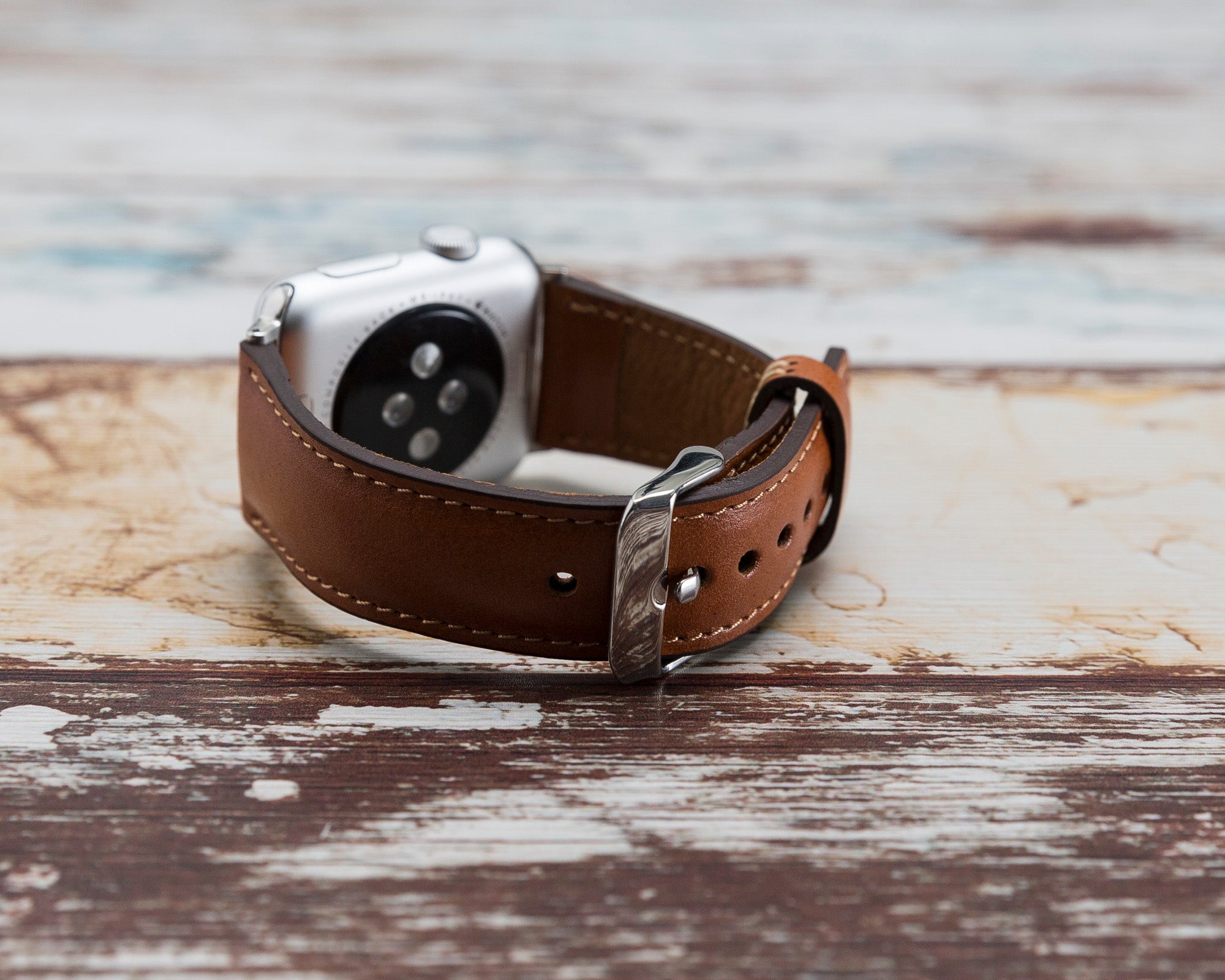 Genuine Leather Apple Watch Band Series 11/10/9/8/7/6/5/4/ SE / Ultra 1/2/3