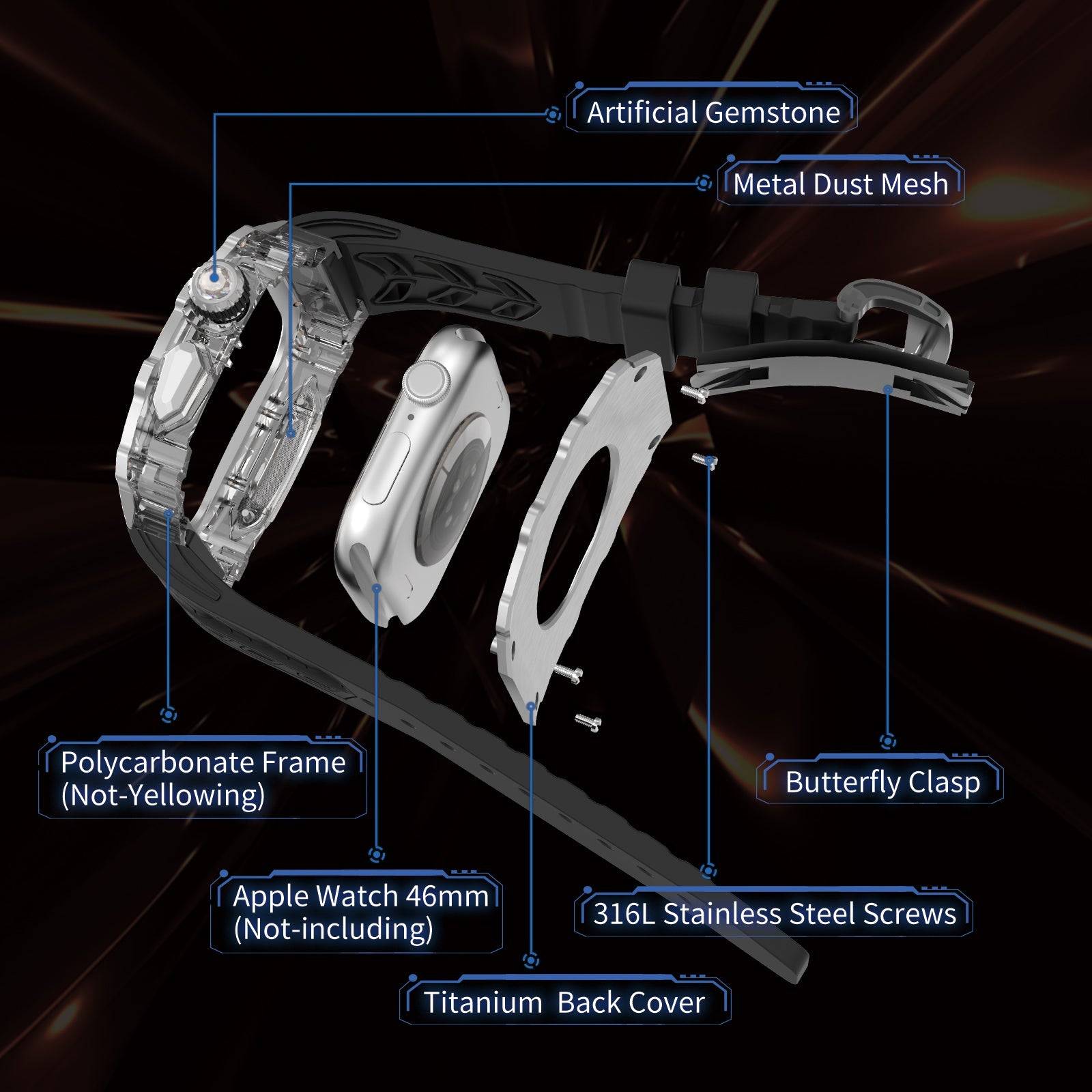 Apple Watch Modification Kit Series 10/11 46MM