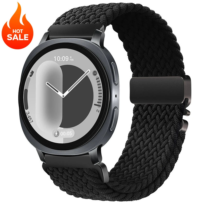 Elastic Woven Nylon Band for Samsung Galaxy Watch 8, 40MM, 44MM, 8 Classic 46MM, Ultra 47MM