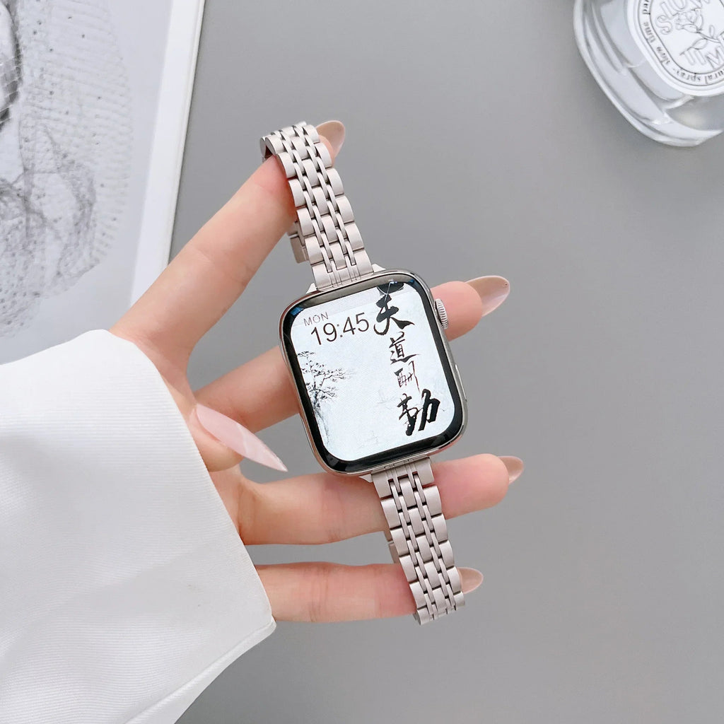 Stainless Steel Apple Bracelet Series 11/10/9/8/7/6/5/4/ SE / Ultra 1/2/3