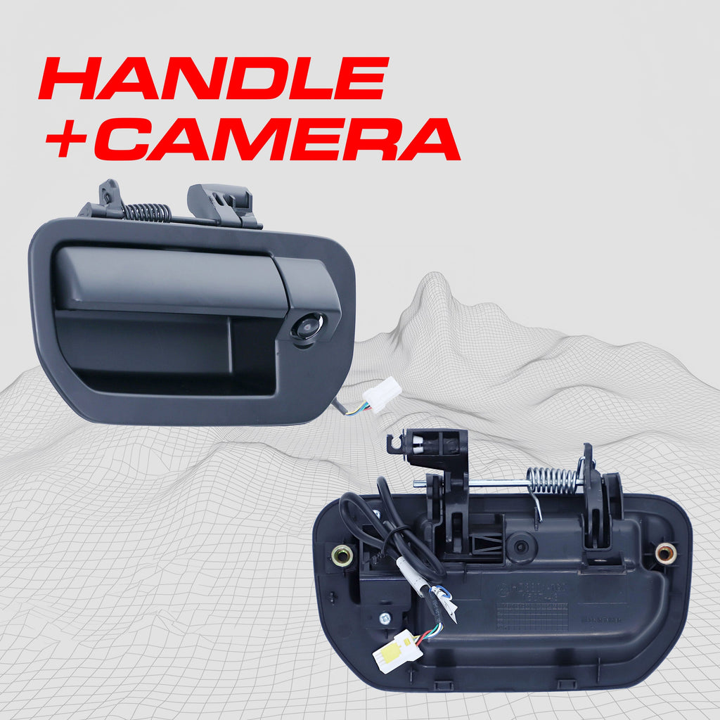 Honda Ridgeline (2006-2014) Black Replacement Tailgate Handle with Backup Camera