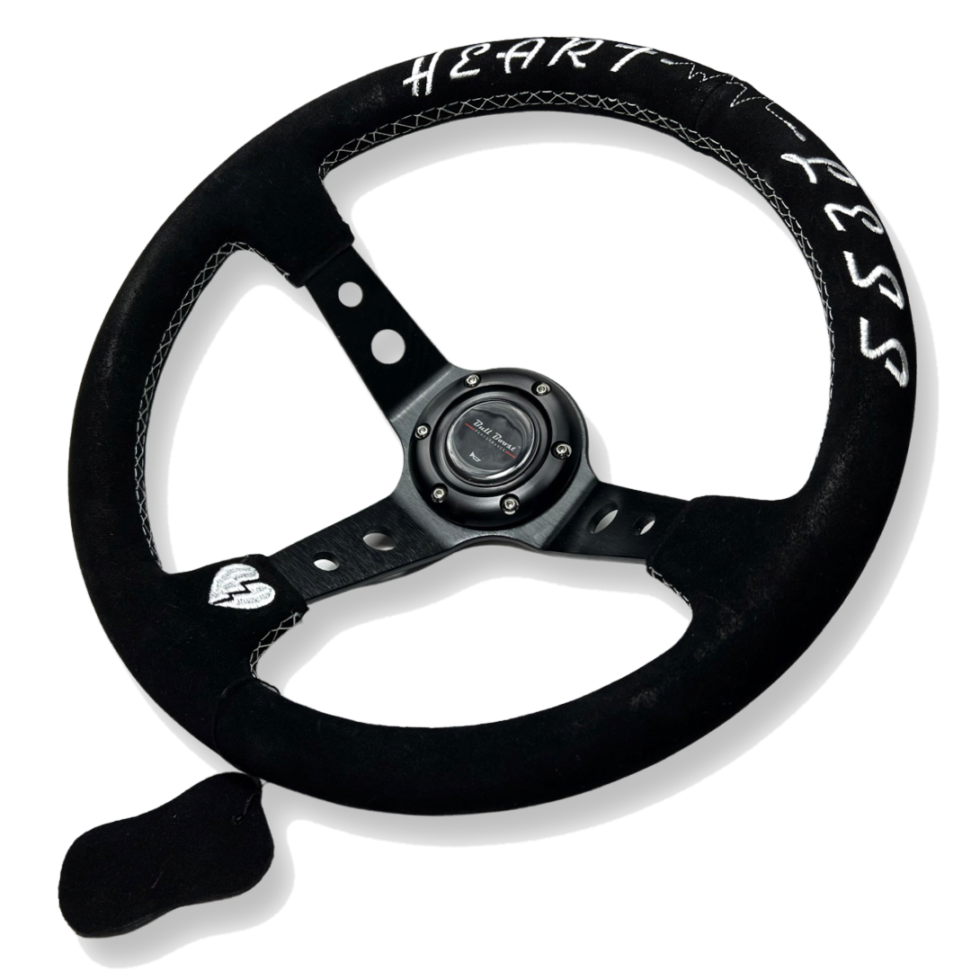 Suede Leather Steering Wheel + Hub Adapter Kit For Scion xB, TC, xD, xA