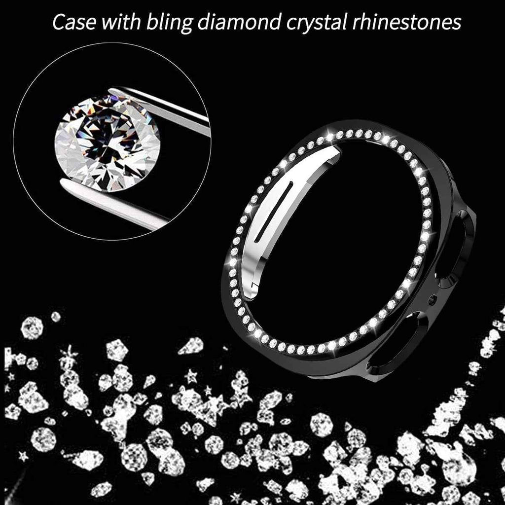 Diamond Samsung Galaxy Watch 8, 7, 6, 5, 4 Case 40MM, 44MM, Protective Case PC