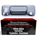 Toyota Tacoma (2016-2024) Chrome Replacement Tailgate Handle with Backup Camera