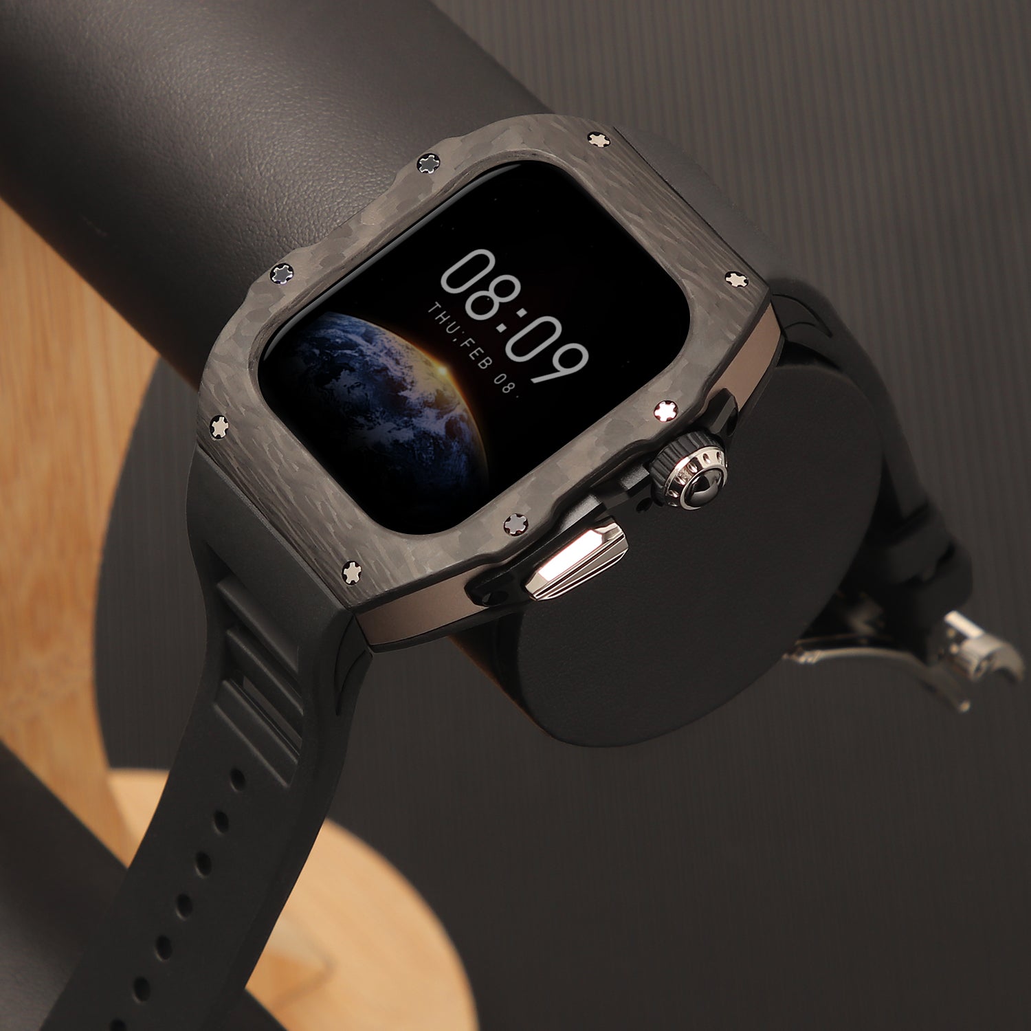 Luxury Mod Kit for Apple Watch 10/11 (42/46mm) - Black Edition