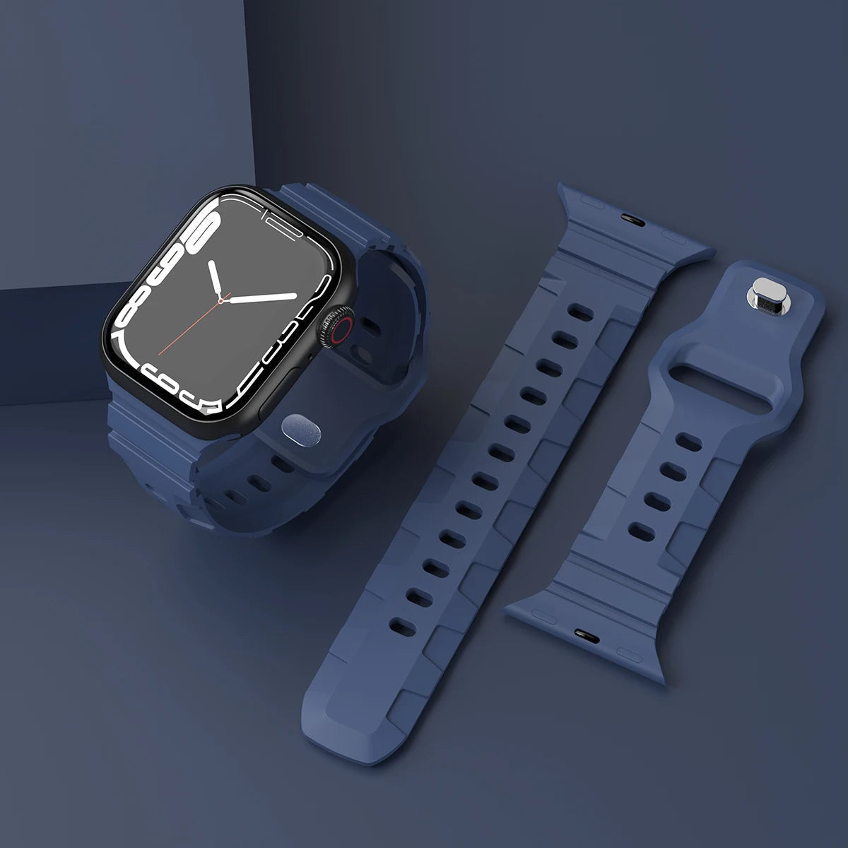 Silicone Band For Apple Watch Series 11/10/9/8/7/6/5/4/ SE / Ultra 1/2/3