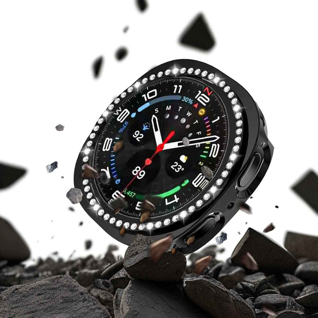 Diamond Samsung Galaxy Watch 8, 7, 6, 5, 4 Case 40MM, 44MM, Protective Case PC