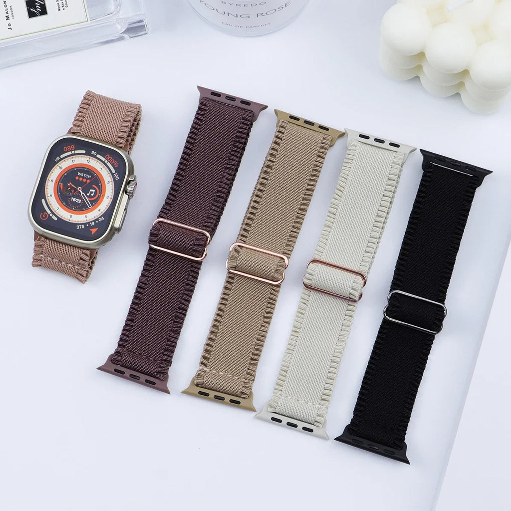 Elastic Apple Watch Armband Series 11/10/9/8/7/6/5/4/ SE / Ultra 1/2/3