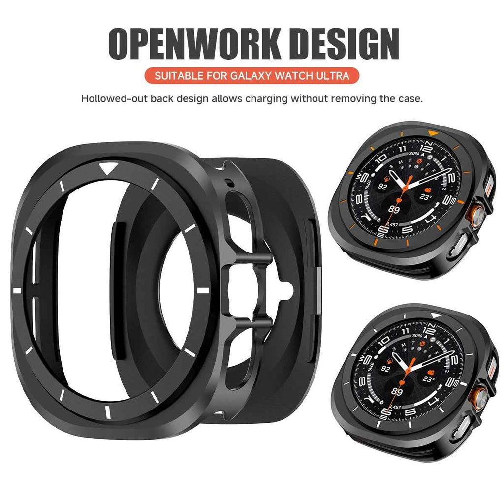 Samsung Galaxy Watch Ultra 47mm Metal Case - Anti-Fall Hard Alloy Frame + Protective