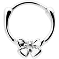 16G 5/16 Simple Textured Butterfly Cartilage Clicker