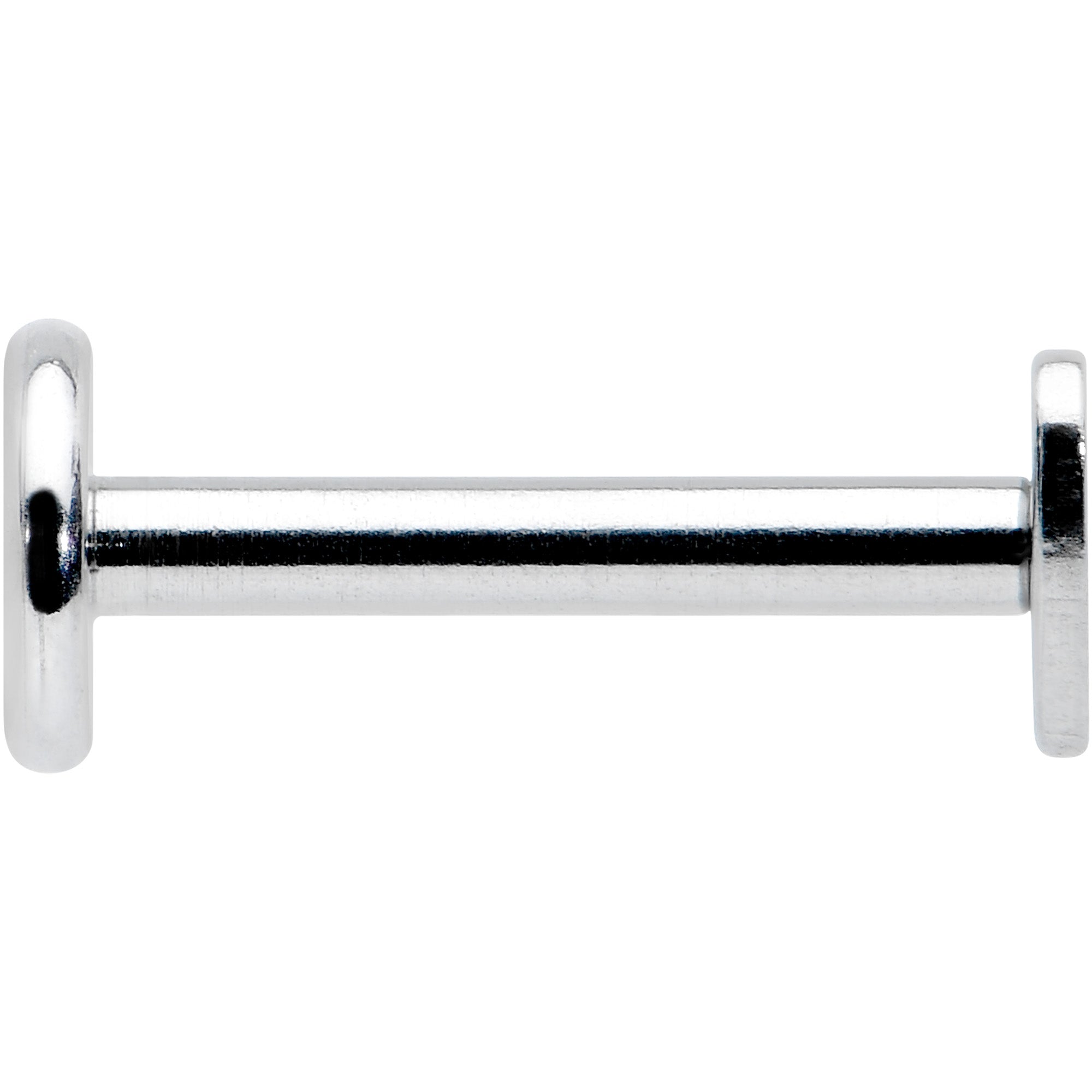 16G 1/4 Internally Threaded Simple Style Heart Labret Tragus