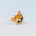 16G 5/16 Puppy Dog Brown PTFE Bioplast Labret Monroe Tragus