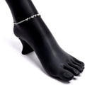 Leaping Dolphins Luxe Stainless Steel Ankle Bracelet