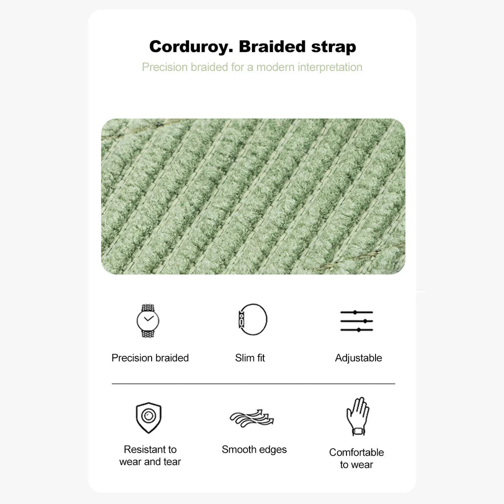 Corduroy Apple Watch Band Series 11/10/9/8/7/6/5/4/ SE / Ultra 1/2/3