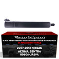 Exterior Door Handle Black Primed Replacement for Nissan Altima Coupe 08-13, Altima Sedan 07-12, Altima Hybrid 07-11, Sentra 07-12 OE Part # 80606-JA59A | Front Right Passenger Side w/o Keyhole Cover
