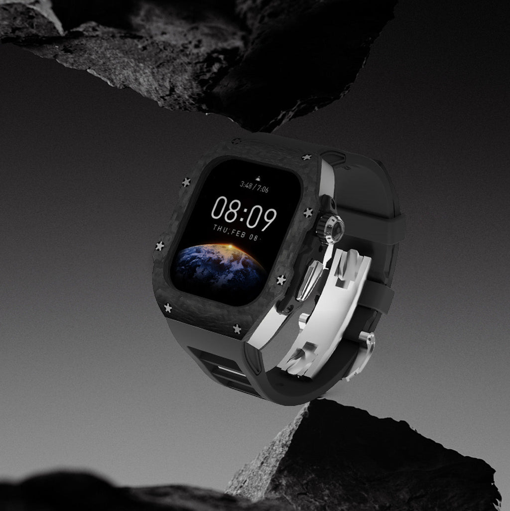 Luxury Mod Kit for Apple Watch 10/11 (42/46mm) - Rose Gold Edition
