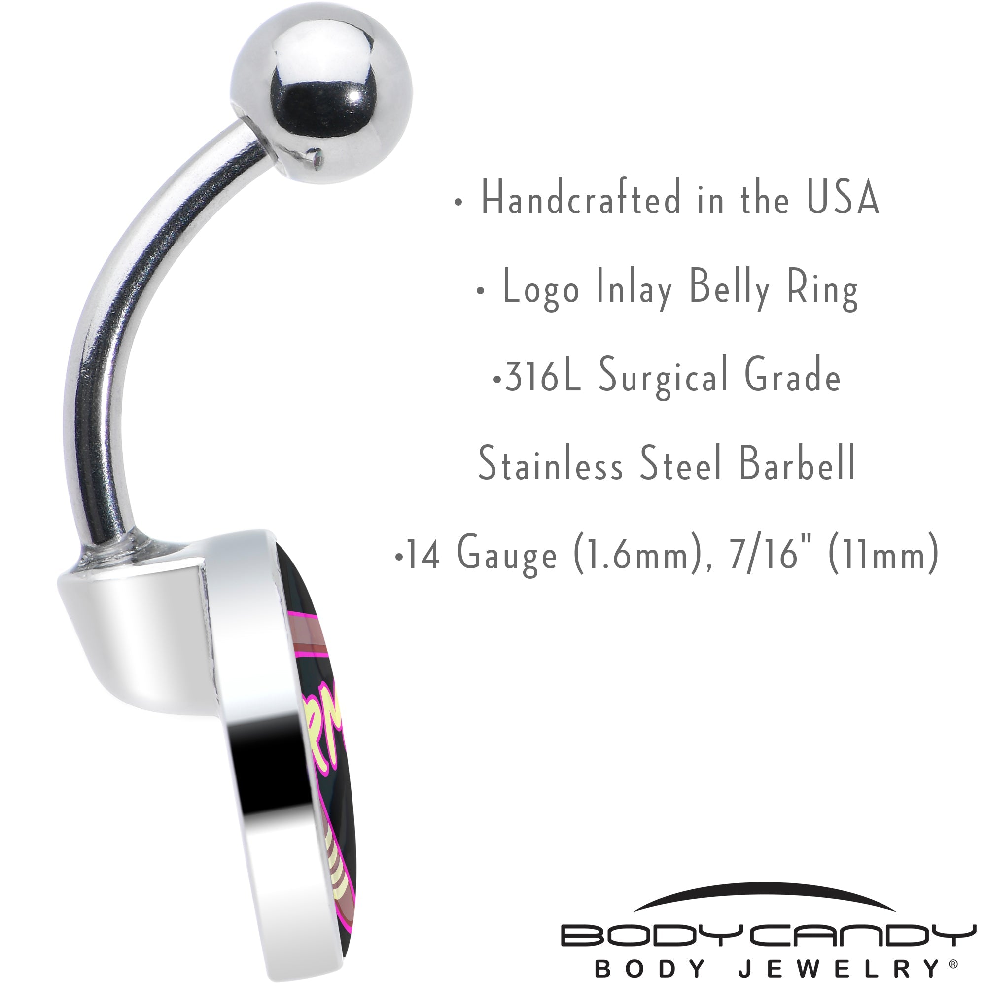 Karmic Boomerang Belly Ring by Onyx O