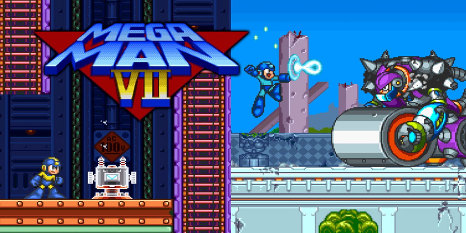 Mega Man 7 SNES Video Game Cartridge Super Nintendo