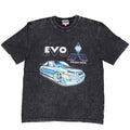 Vintage Acid Wash 250GSM Mad Engine Mitsubishi Evo Heavy Cotton Pre Shrunk T Shirt
