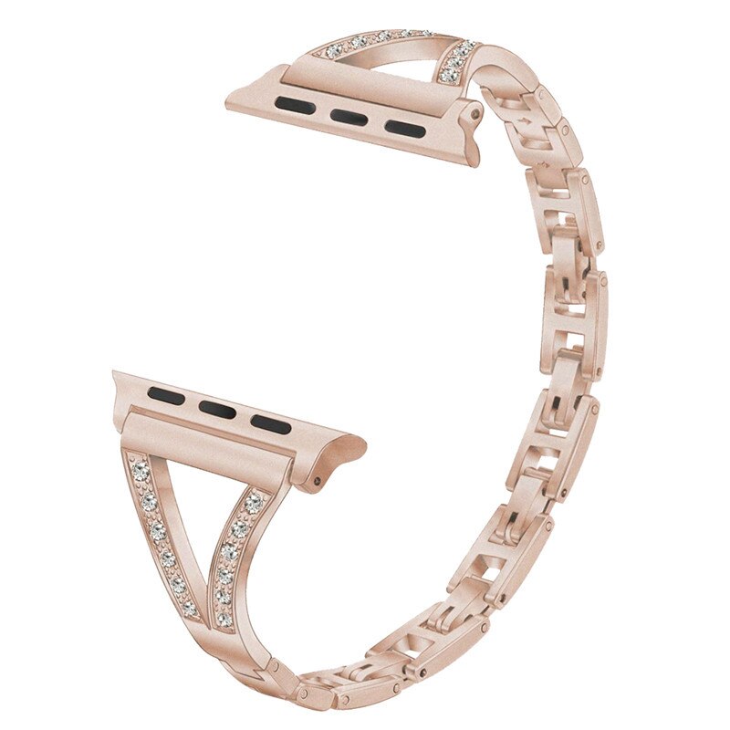 Diamond - Steel Apple Watch Band Series 11/10/9/8/7/6/5/4/ SE / Ultra 1/2/3