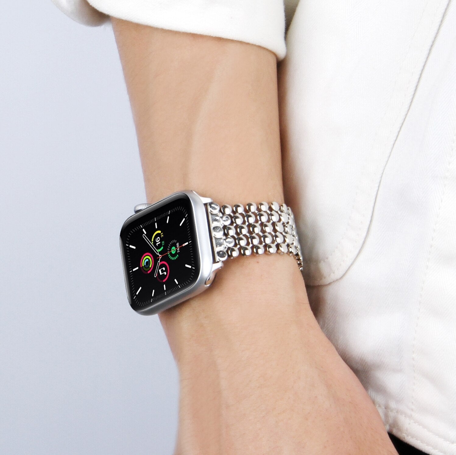 Apple Watch Steel Bracelet/Strap Series 11/10/9/8/7/6/5/4/ SE / Ultra 1/2/3