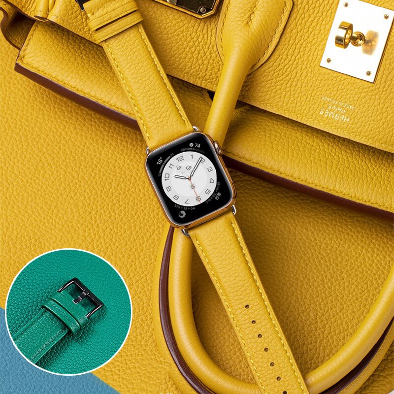 Genuine Leather Loop Apple Watch Band Series 11/10/9/8/7/6/5/4/ SE / Ultra 1/2/3