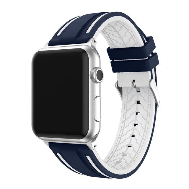 Sport Soft Silicone Strap For Apple Watch Series 11/10/9/8/7/6/5/4/ SE / Ultra 1/2/3
