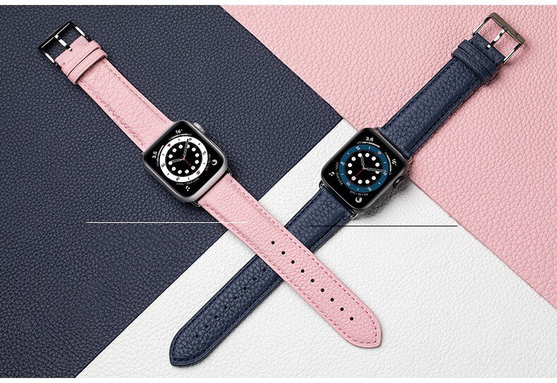 Genuine Leather Loop Apple Watch Band Series 11/10/9/8/7/6/5/4/ SE / Ultra 1/2/3