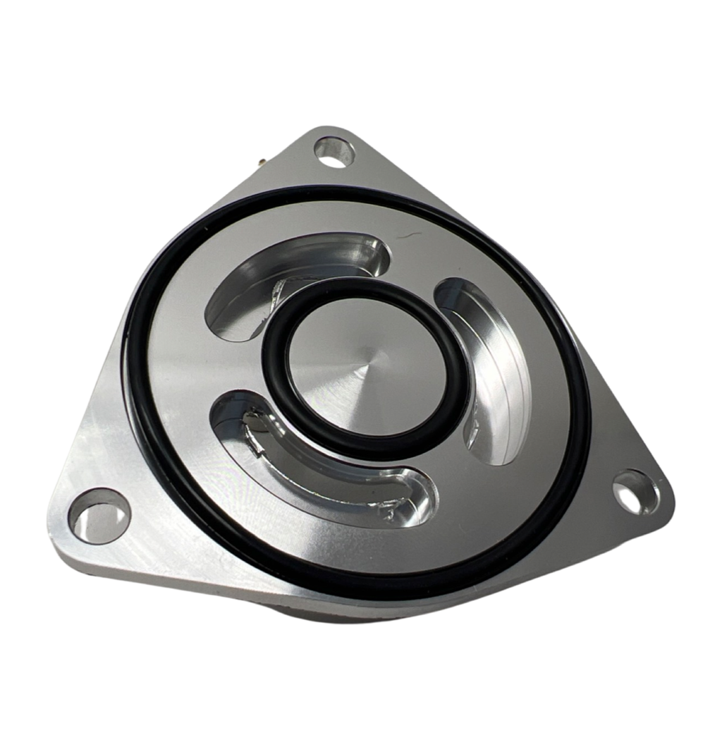 Billet Flange SSQV BOV Adapter Flange For HKS 10-14 Hyundai Genesis Coupe 2.0T