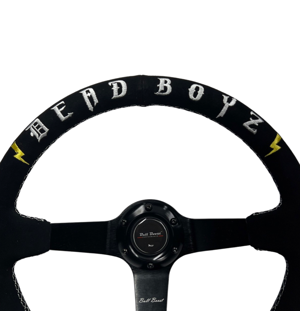 Deadboyz Suede Deep Dish Steering Wheel Short Hub Adapter Kit For 2022+ GR86 Subaru BRZ FRS tC xB xD