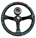 Leather 350mm Steering Wheel + Hub Adapter for Toyota Chaser KE70 AE71 AE82 AE86 Supra Corolla
