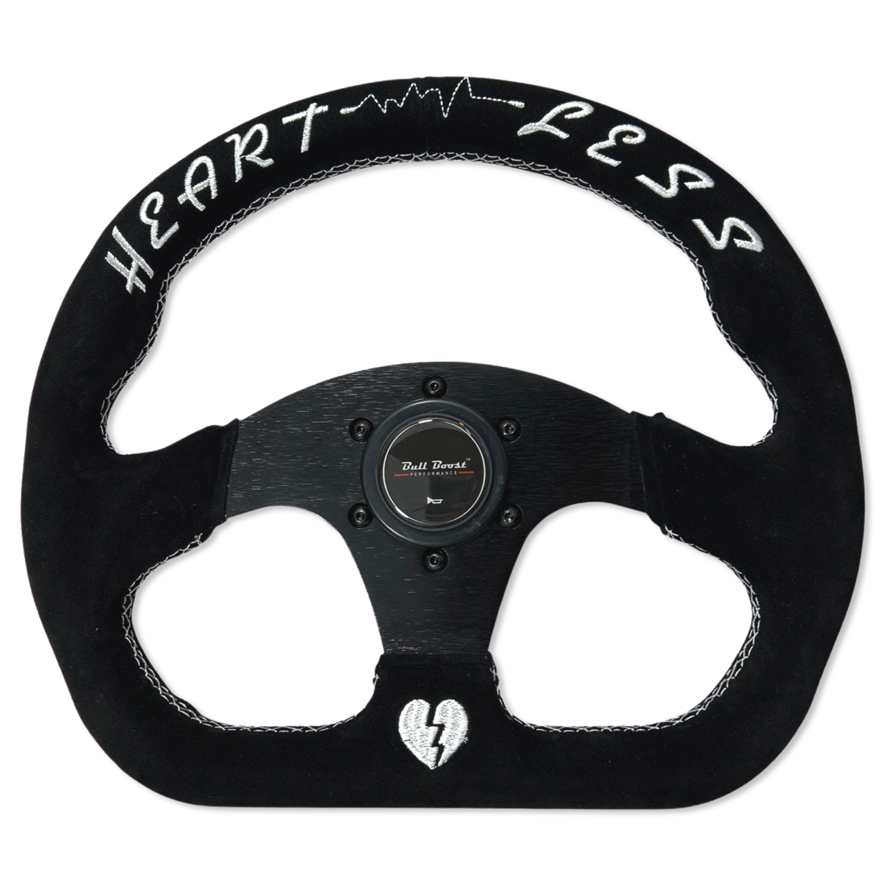 Quadro Flat Racing Steering Wheel + Hub Adapter Boss Kit for Civic, Del Sol, Integra