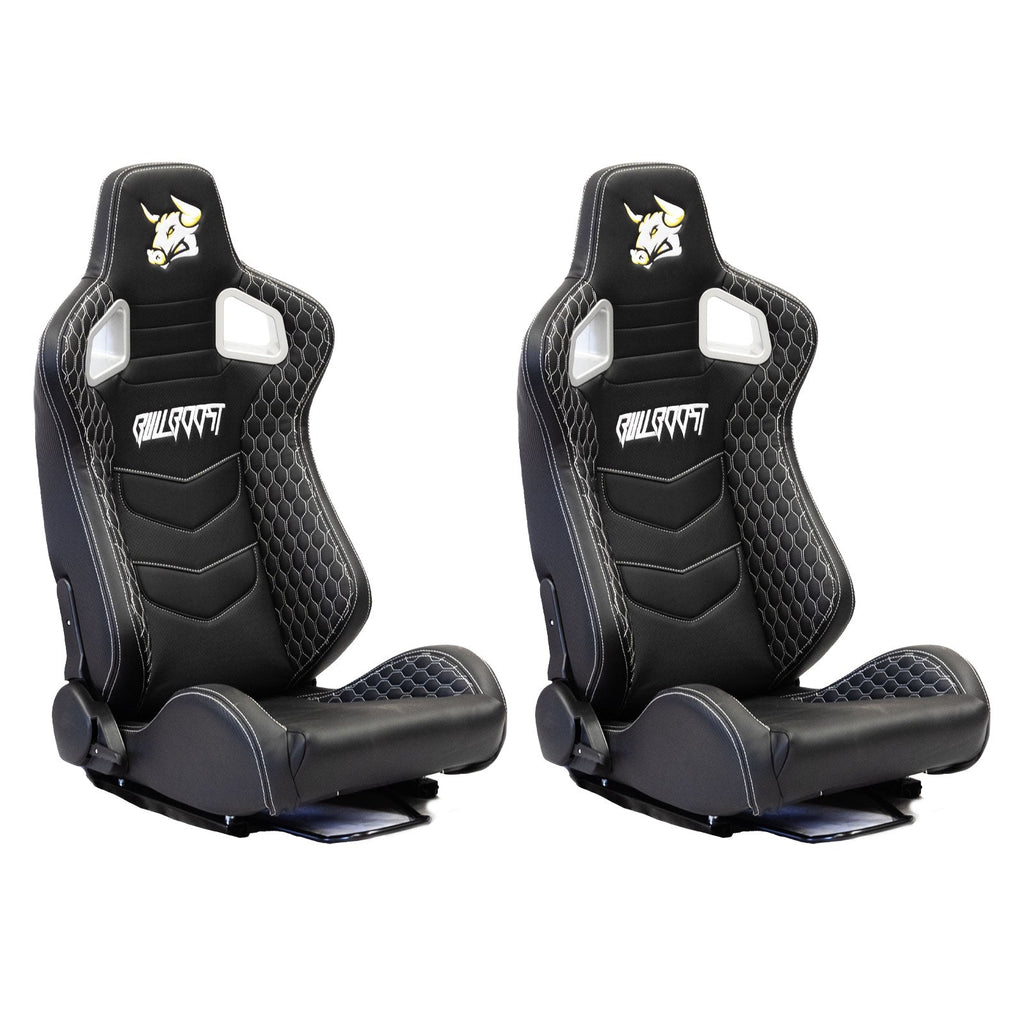 PAIR Leather Reclinable Racing Bucket Seat | 1,000 ENTRIES