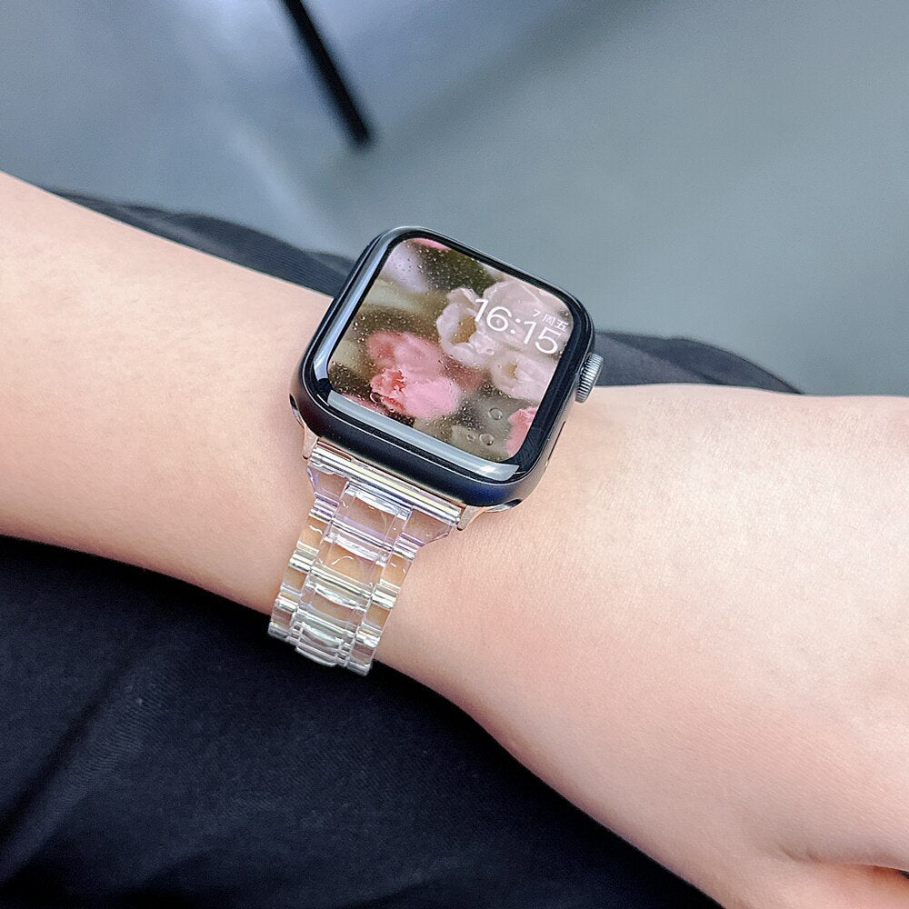 Apple Watch Resin Band Series 11/10/9/8/7/6/5/4/ SE / Ultra 1/2/3