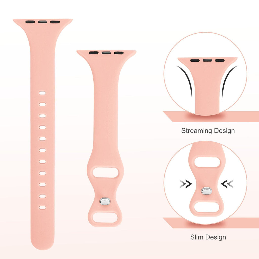 Silicone loop For Apple Watch Band/Strap Series 11/10/9/8/7/6/5/4/ SE / Ultra 1/2/3