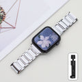 Apple Watch Ceramics+Steel Bracelet/Band Series 11/10/9/8/7/6/5/4/ SE / Ultra 1/2/3