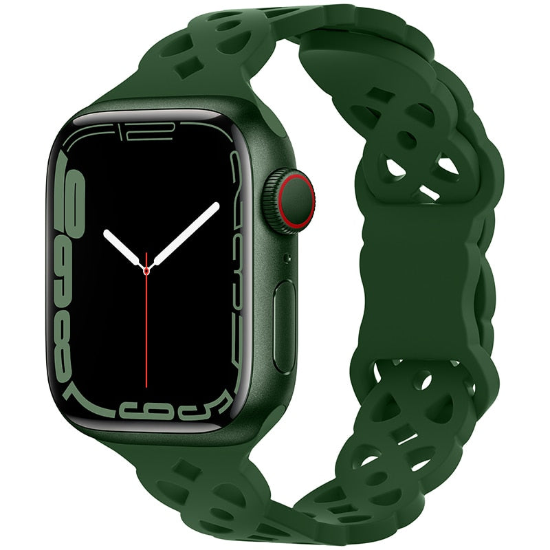 Silicone Strap Apple Watch Band Series 11/10/9/8/7/6/5/4/ SE / Ultra 1/2/3