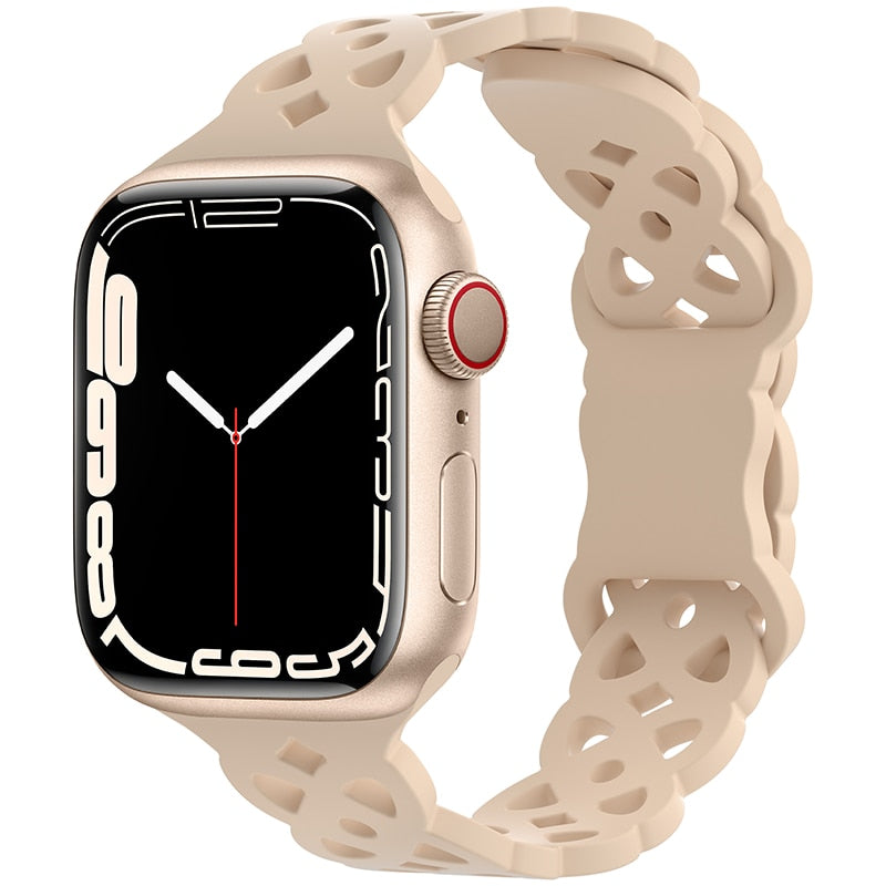 Silicone Strap Apple Watch Band Series 11/10/9/8/7/6/5/4/ SE / Ultra 1/2/3