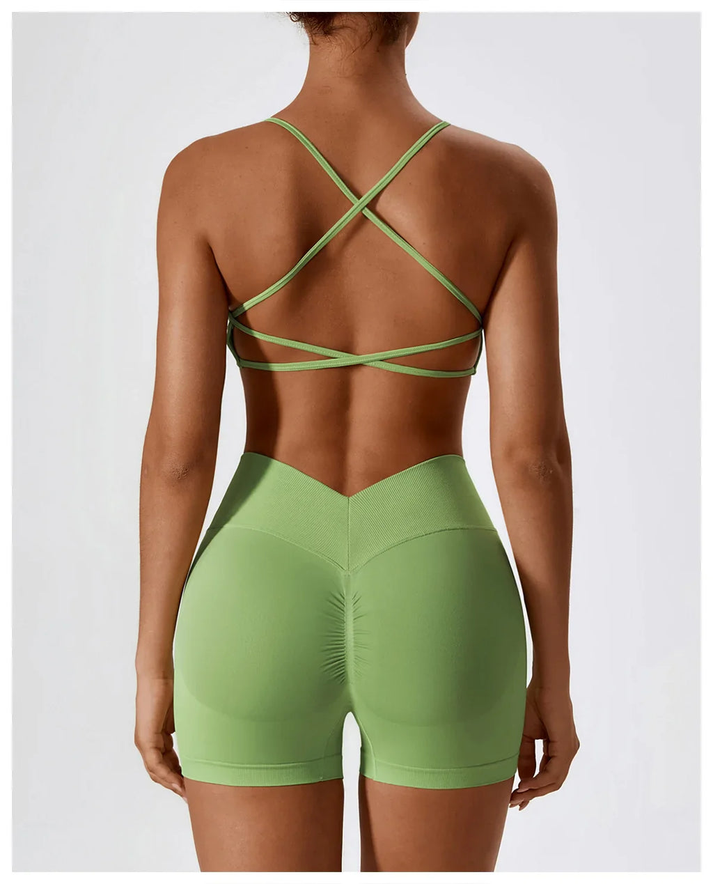 Women Cross Strap Sports Bra Women Push Up Sport Bra Yoga Gym Crop Top Brassiere Fitness Top Seamless Sport Bra Breathable Bras