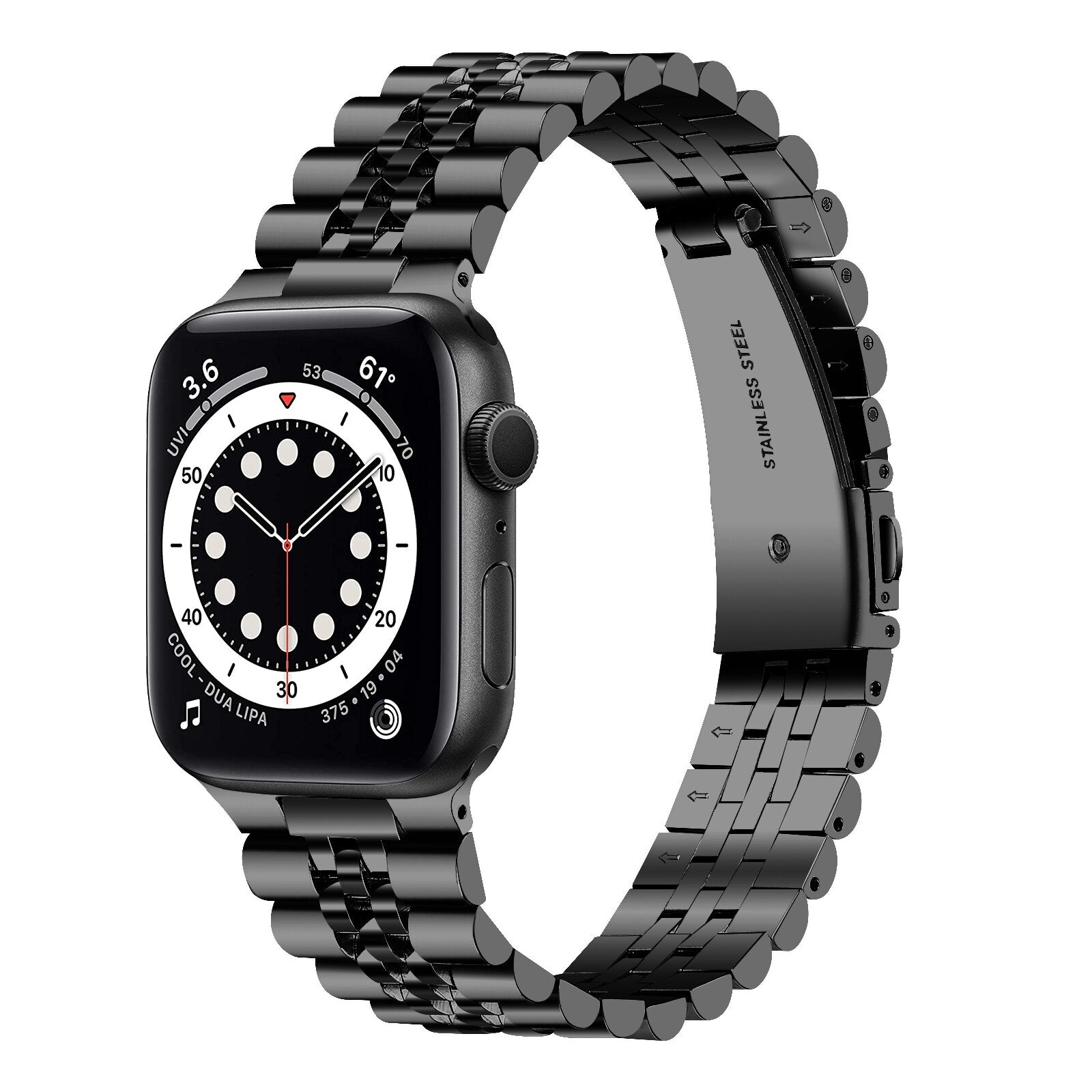 Slim Stainless Steel Apple Watch Band Series 11/10/9/8/7/6/5/4/ SE / Ultra 1/2/3