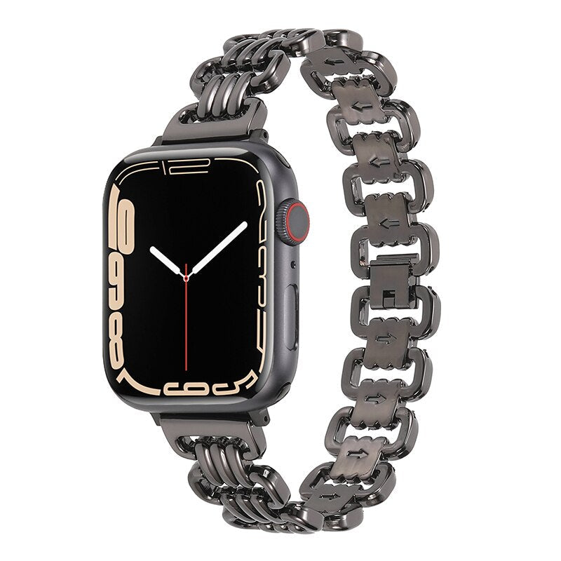 Luxury Watch Strap for Apple Watch Band Series 11/10/9/8/7/6/5/4/ SE / Ultra 1/2/3