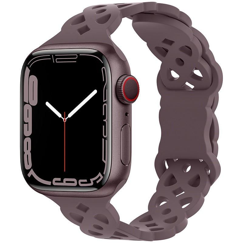 Silicone Strap Apple Watch Band Series 11/10/9/8/7/6/5/4/ SE / Ultra 1/2/3