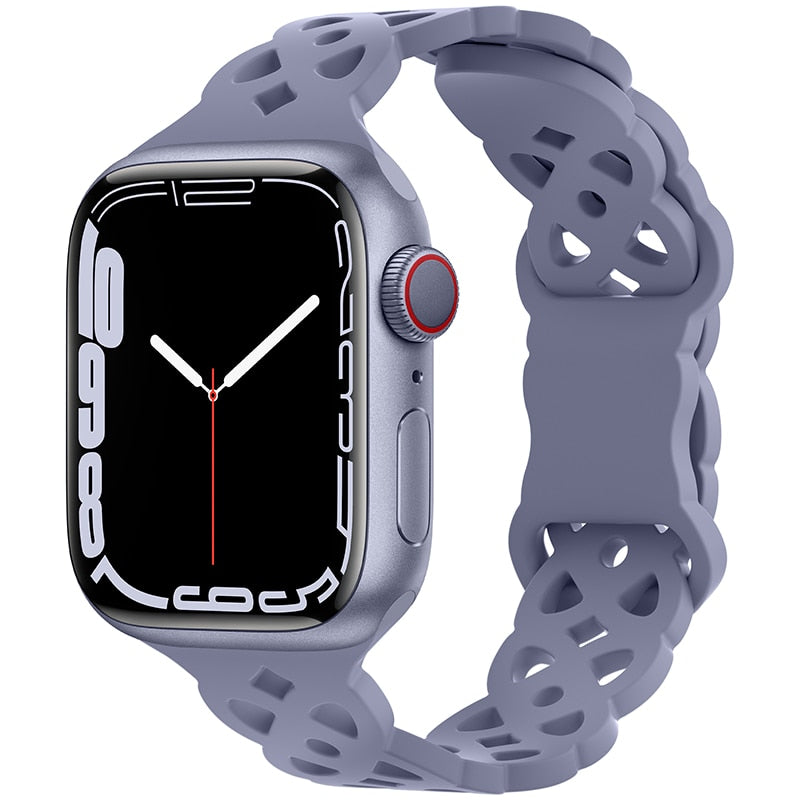 Silicone Strap Apple Watch Band Series 11/10/9/8/7/6/5/4/ SE / Ultra 1/2/3
